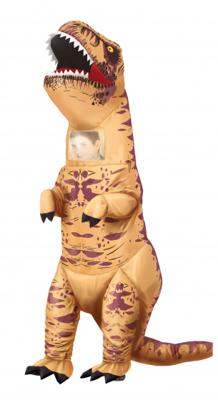 Opblaasbaar Dino Pak Volwassen T-Rex Bruin