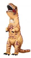 Opblaasbaar Dino Pak Volwassen T-Rex Bruin - thumbnail