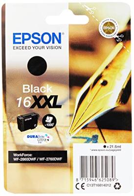 Epson Singlepack Black 16XXL DURABrite Ultra inkt