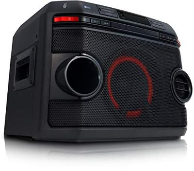 LG Electronics LG OL45 XBOOM HiFi-installatie met 220 watt (CD en radio, USB, multi-bluetooth, karaoke-functies), OL45.DEUSLLK