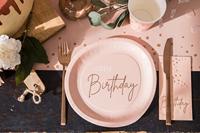 Servetten 70 Jaar Elegant Blush (10st) - thumbnail