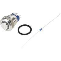 TRU COMPONENTS TC-9219012 Druktoets 48 V/AC 2 A 1x uit/(aan) Moment RGB IP67 1 stuk(s) - thumbnail