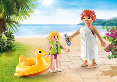 Playmobil family fun duopack waterpark badgasten - 70690