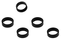 Eltin Balhoofd spacer 1" - 10 mm 5 e. - Zwart - thumbnail
