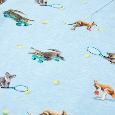 Kindertrui 104 gemleerd lichtblauw Kindertrui 104 gemleerd lichtblauw