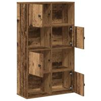 Boekenkast 60x24x101,5 cm bewerkt hout oud houtkleurig - thumbnail