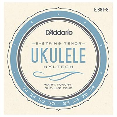 D&apos;Addario EJ88T-8 Nyltech 8-string Ukulele snaren voor achtsnarige tenor ukelele