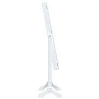 Spiegel vrijstaand 34x37x146 cm wit - thumbnail