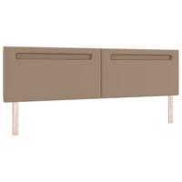 Hoofdbord met LED -striplichten Cappuccino 200 cm PVC - thumbnail