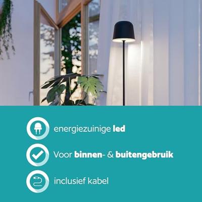 Eglo TerraslampMannera zwart - 901748