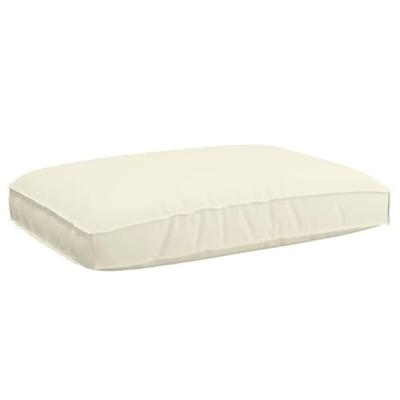 VidaXL Kussen crème 120 x 80 x 12 cm oxford stof VidaXL Kussen crème 120 x 80 x 12 cm oxford stof