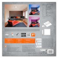 LEDVANCE SMART+ PLANON PLUS MULTICOLOR 4058075495708 LED-paneel 20 W Warmwit, RGBW Wit - thumbnail