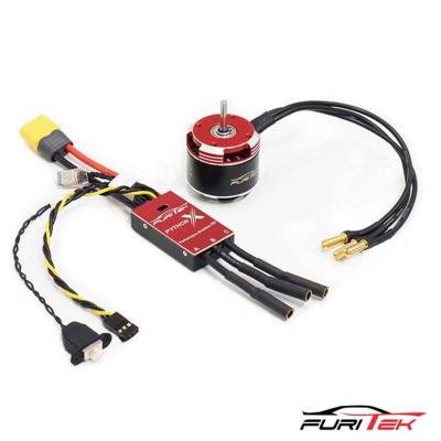 Furitek Python X 80A/120A 2-4S brushless ESC met Komodo TEN motor - 1/10 Crawlers Furitek Python X 80A/120A 2-4S brushless ESC met Komodo TEN motor - 1/10 Crawlers