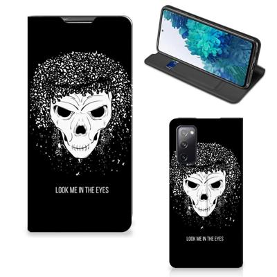 Mobiel BookCase Samsung Galaxy S20 FE Skull Hair Mobiel BookCase Samsung Galaxy S20 FE Skull Hair