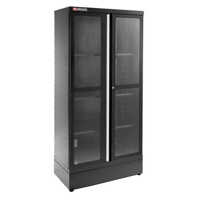 Facom Hoge kast | met 2 glazen deuren | zwart | JLS3-A1000PVBS JLS3-A1000PVBS