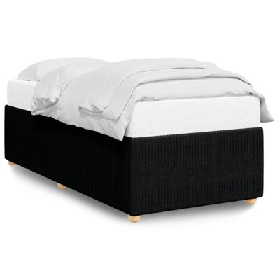 Bedframe zonder matras 120x190 cm stof zwart - thumbnail