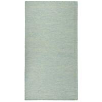 VidaXL Buitenkleed platgeweven 140x200 cm turquoise - thumbnail