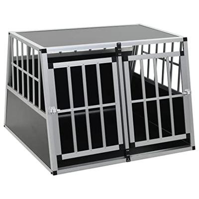 VidaXL Hondenbench met dubbele deur 94x88x69 cm