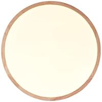 Brilliant PlafondlampBrodsky Ø 39cm wit met hout - G99790/75 - thumbnail