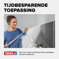 tesa 58882-00000-04 Afdekfolie tesa Easy Cover (l x b) 25 m x 55 cm 1 stuk(s) - thumbnail