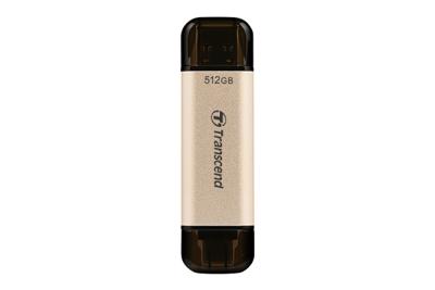 Transcend JetFlash 930C USB-stick 512 GB Goud TS512GJF930C USB-A 3.2 Gen 1, USB-C Transcend JetFlash 930C USB-stick 512 GB Goud TS512GJF930C USB-A 3.2 Gen 1, USB-C