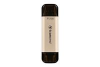 Transcend JetFlash 930C USB-stick 512 GB Goud TS512GJF930C USB-A 3.2 Gen 1, USB-C - thumbnail