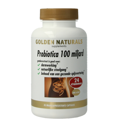 Golden Naturals Probiotica 100 miljard 45 Vegetarische capsules