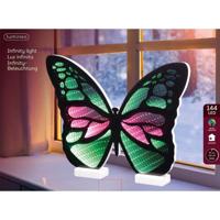 Led vlinder l1b37.5h27.5cm-154l groen Lumineo - Lumineo - thumbnail