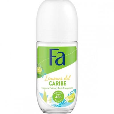 Fa Fa Deodorant Roll-On Limones del Caribe 48h 50ml