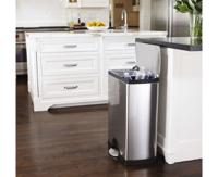 Simplehuman Afvalemmer Classic Recycler 30+16 liter - thumbnail