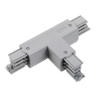Nordic t-stuk vast 90gr. tbv. rail grijs links 5050051 - thumbnail