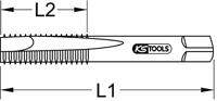 KS Tools 3310020 Handtapset Metrisch M2 x 0.4 Rechtslopend Staal 1 stuk(s) - thumbnail