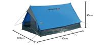HIGH PEAK 2-persoons tent Minipack - thumbnail