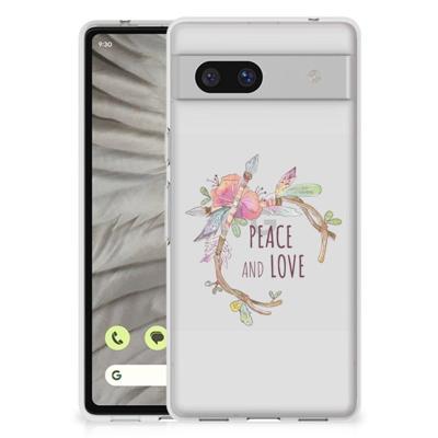 Google Pixel 7A Telefoonhoesje met Naam Boho Text Google Pixel 7A Telefoonhoesje met Naam Boho Text