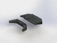 Arrma Front And Rear Shock Mount And Radio Tray (AR320356) - thumbnail