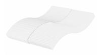 Schuimmatras hardheid H2 H3 140x210 cm wit - thumbnail