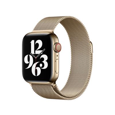 Apple 40mm Gold Milanese Loop Band Goud Roestvrijstaal Apple 40mm Gold Milanese Loop Band Goud Roestvrijstaal