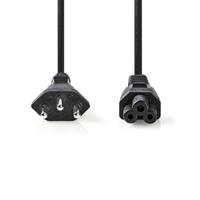 Voedingskabel | Stekker Type J (CH) - IEC-320-C5 | 2,0 m | Zwart - thumbnail