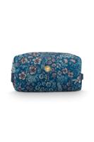 Pip Studio Toilettas Coco Medium Quilted Daisy Dreams Blauw - thumbnail