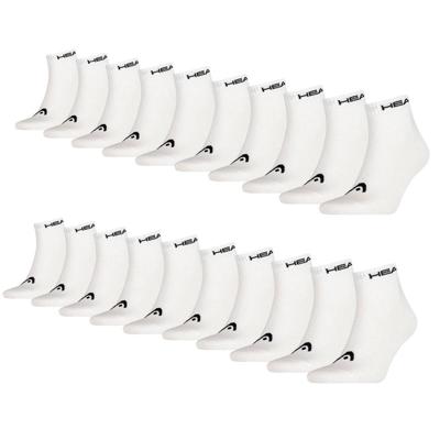 Head Quarter sokken 20-pack Wit-35/38