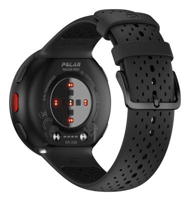 Polar Pacer Pro GPS-loophorloge 45 mm S/L Carbon, Grijs