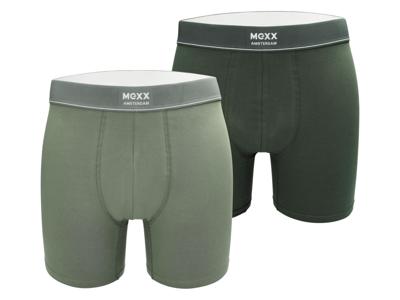 MEXX Set van 2 heren boxers (Donkergroen/groen, XXL)