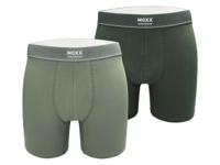 MEXX Set van 2 heren boxers (Donkergroen/groen, XXL) - thumbnail