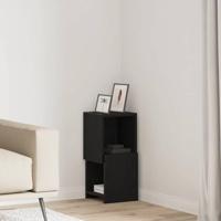 Hoekkast Wit 25,5x25x55cm Bewerkt hout - thumbnail