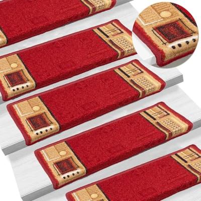 Trapmatten zelfklevend 10 st 65x21x4 cm rood Trapmatten zelfklevend 10 st 65x21x4 cm rood
