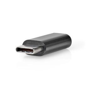Nedis USB-C Adapter | USB-C Male naar USB Micro-B Female | Zwart | 1 stuks - CCGB60910BK CCGB60910BK