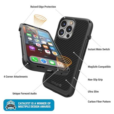 Catalyst Vibe Case with MagSafe iPhone 13 Pro Max Stealth Black