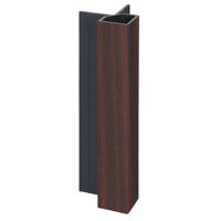 Keralit Uitwendig hoekprofiel Mahonie (2828) - thumbnail