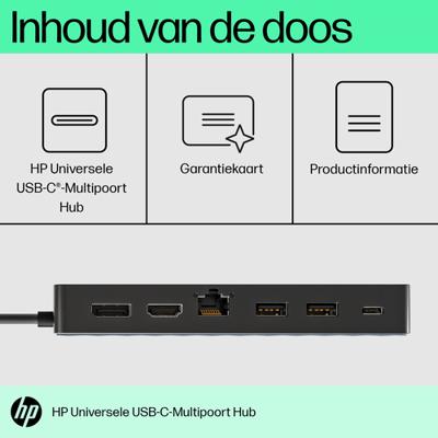 HP Universal USB-C Multiport Hub - Dockingstation