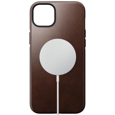 Nomad Modern Horween lederen hoesje iPhone 14 Plus - Rustic Brown Nomad Modern Horween lederen hoesje iPhone 14 Plus - Rustic Brown